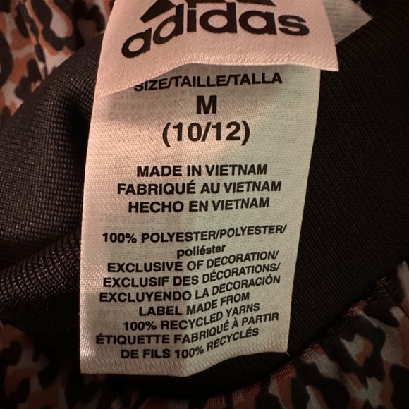 Leopard Adidas Girls Track Suit - Picture 2 of 2